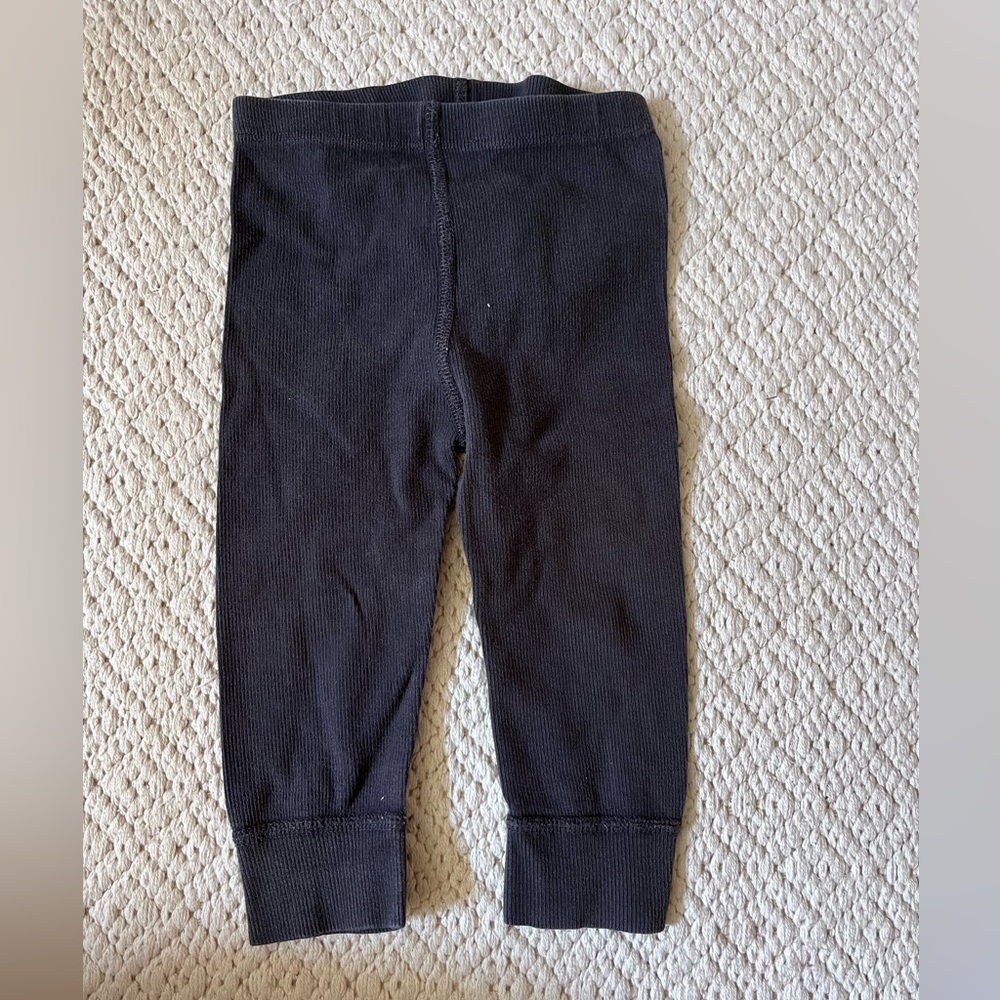 Hanna Andersson faded black ribbed legging